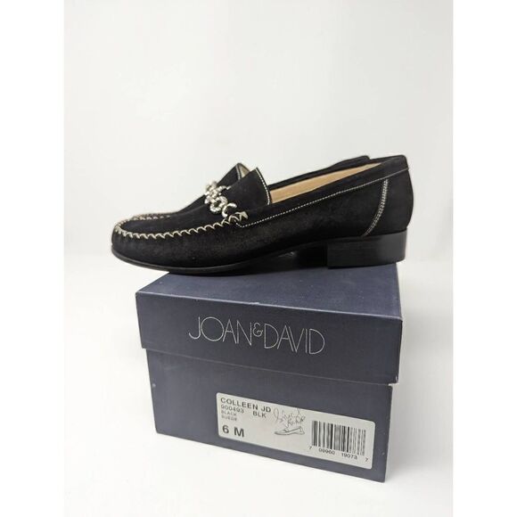 NEW IN BOX $149 VINTAGE LEATHER JOAN AND DAVID SLIP ON SHOES - Picture 5 of 7